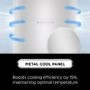 Refurbished TCL RC605SXD0UK Freestanding 605 Litre Frost Free American Fridge Freezer Stainless Steel