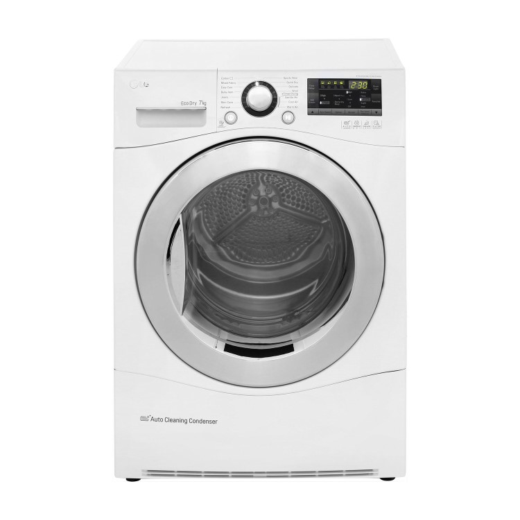 LG RC7055AH2M 7kg Freestanding Heat Pump Tumble Dryer - White