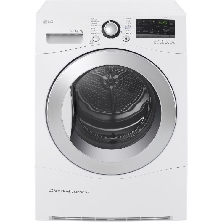 LG RC7055AH2M 7kg Freestanding Heat Pump Tumble Dryer - White