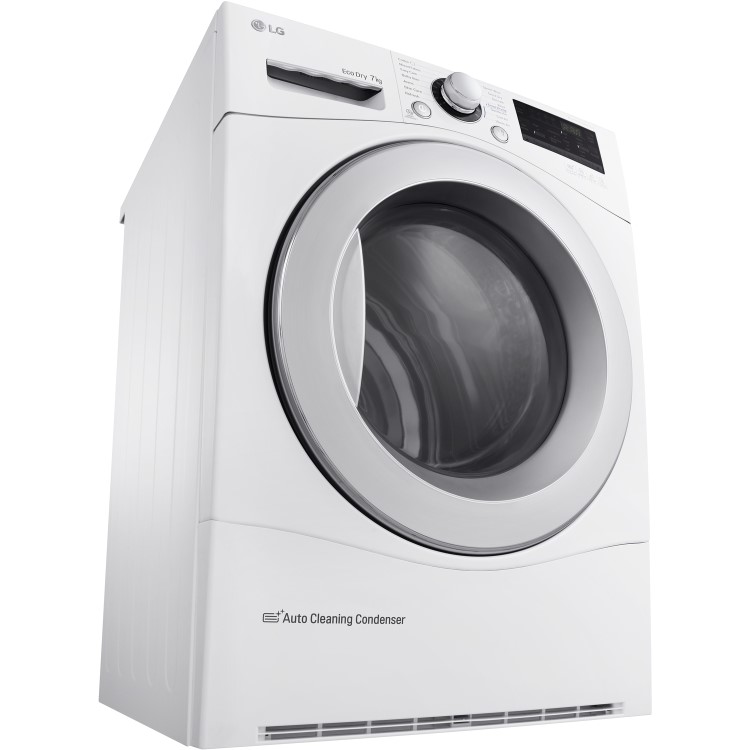 LG RC7055AH2M 7kg Freestanding Heat Pump Tumble Dryer - White
