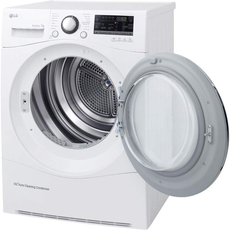 LG RC7055AH2M 7kg Freestanding Heat Pump Tumble Dryer - White