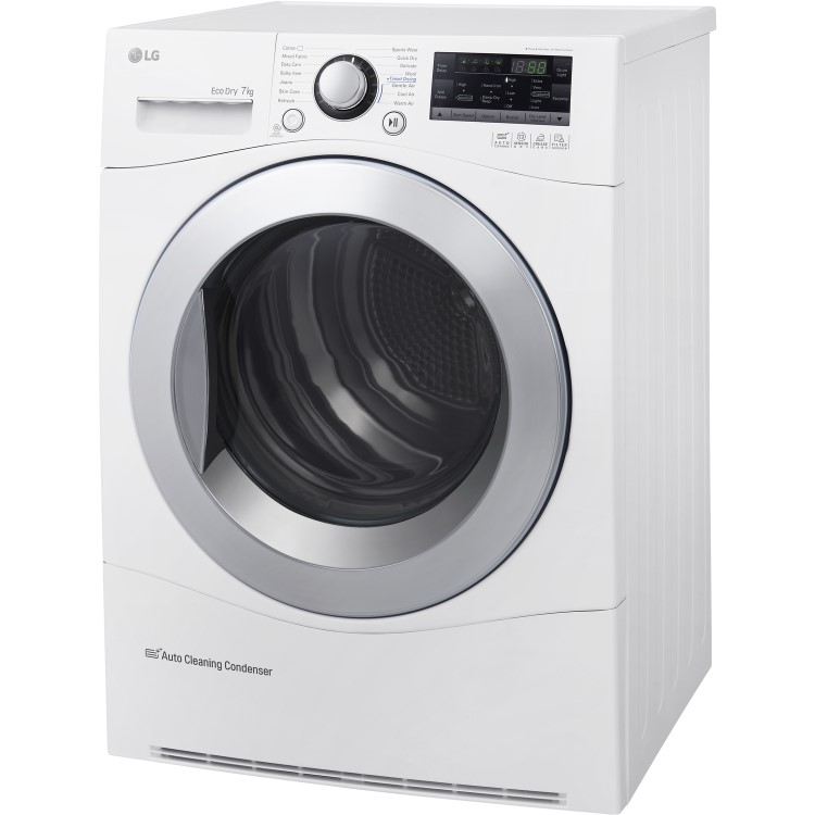 LG RC7055AH2M 7kg Freestanding Heat Pump Tumble Dryer - White