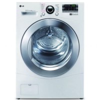 LG RC8066AS2Z 8kg Freestanding Condenser Tumble Dryer With Steam - White