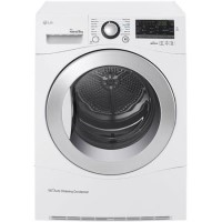 GRADE A1 - LG RC9055AP2F 9kg Eco Hybrid Heat Pump Condenser Tumble Dryer White