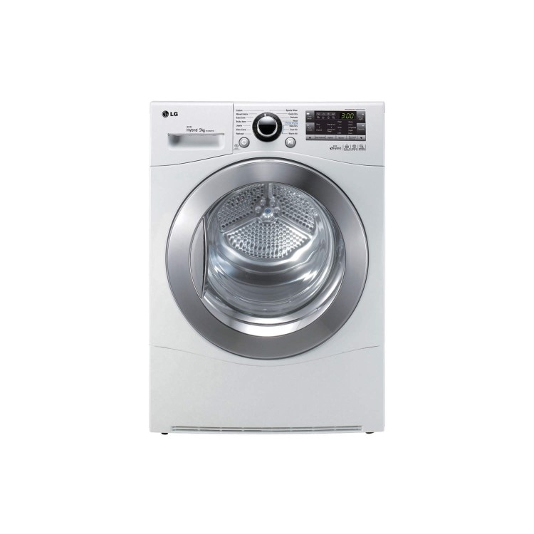 LG RC9055AP2Z 9kg Freestanding Condenser Tumble Dryer With Heat Pump Technology White