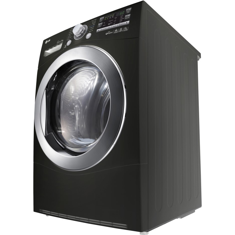 LG RC9055BP2Z 9kg Freestanding Heat Pump Condenser Tumble Dryer Black