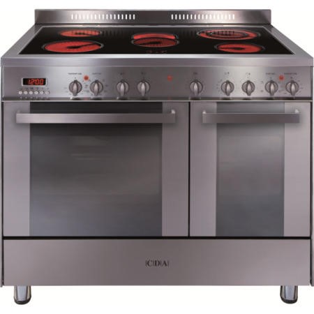 CDA RC9621SS 90cm Wide Double Oven Electric Range Cooker With Ceramic ...