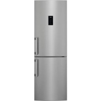 AEG RCB53724VX Frost Free Freestanding Fridge Freezer - Silver + Antifingerprint Stainless Steel Doors