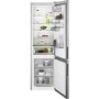 GRADE A2 - AEG RCB636E4MX CustomFlex TwinTech Freestanding Fridge Freezer - Grey With Antifingerprint Stainless Steel Doors