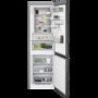 GRADE A3 - AEG RCB732E5MB CustomFlex Frost Free Freestanding Fridge Freezer - Dark Grey