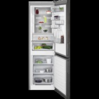 GRADE A3 - AEG RCB732E5MB CustomFlex Frost Free Freestanding Fridge Freezer - Dark Grey