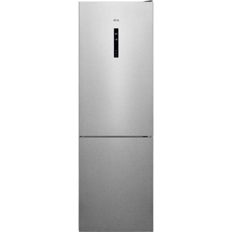Refurbished AEG RCB732E5MX Freestanding 324 Litre 60/40 Fridge Freezer Silver