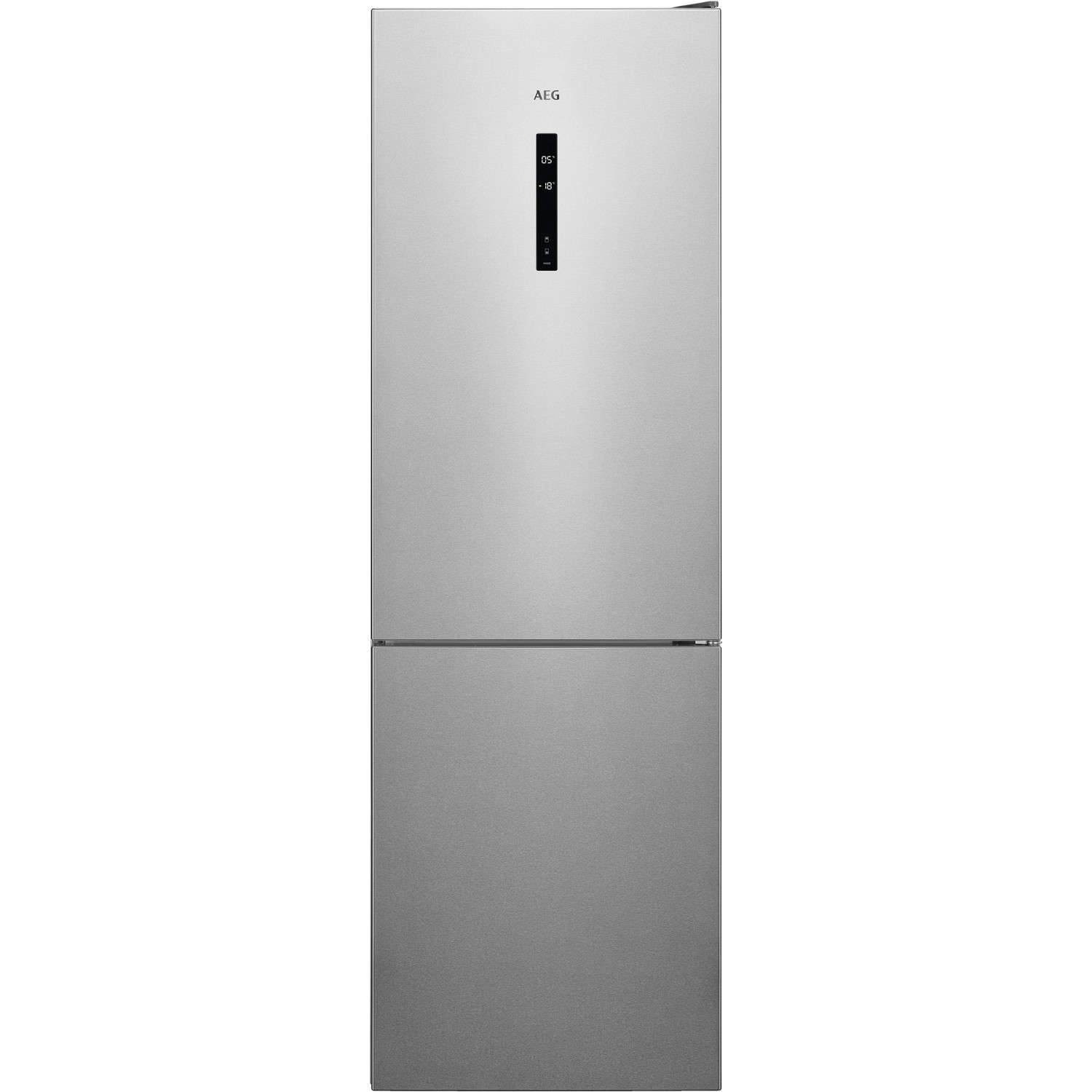 Refurbished AEG RCB732E5MX Freestanding 324 Litre 60/40 Fridge Freezer Silver