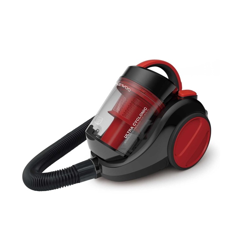 Daewoo RCC11CR 700W Bagless cleaner Energy rating B Hard floor C Carpet E Automatic cord rewind