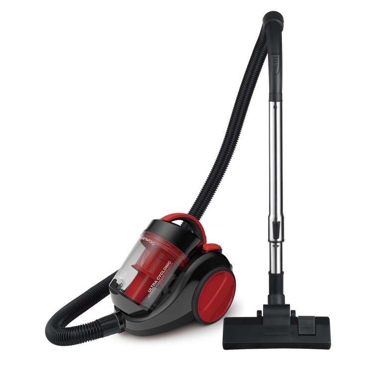 Daewoo RCC11CR 700W Bagless cleaner Energy rating B Hard floor C Carpet E Automatic cord rewind