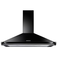 Rangemaster Classic 100cm Chimney Cooker Hood - Black & Chrome