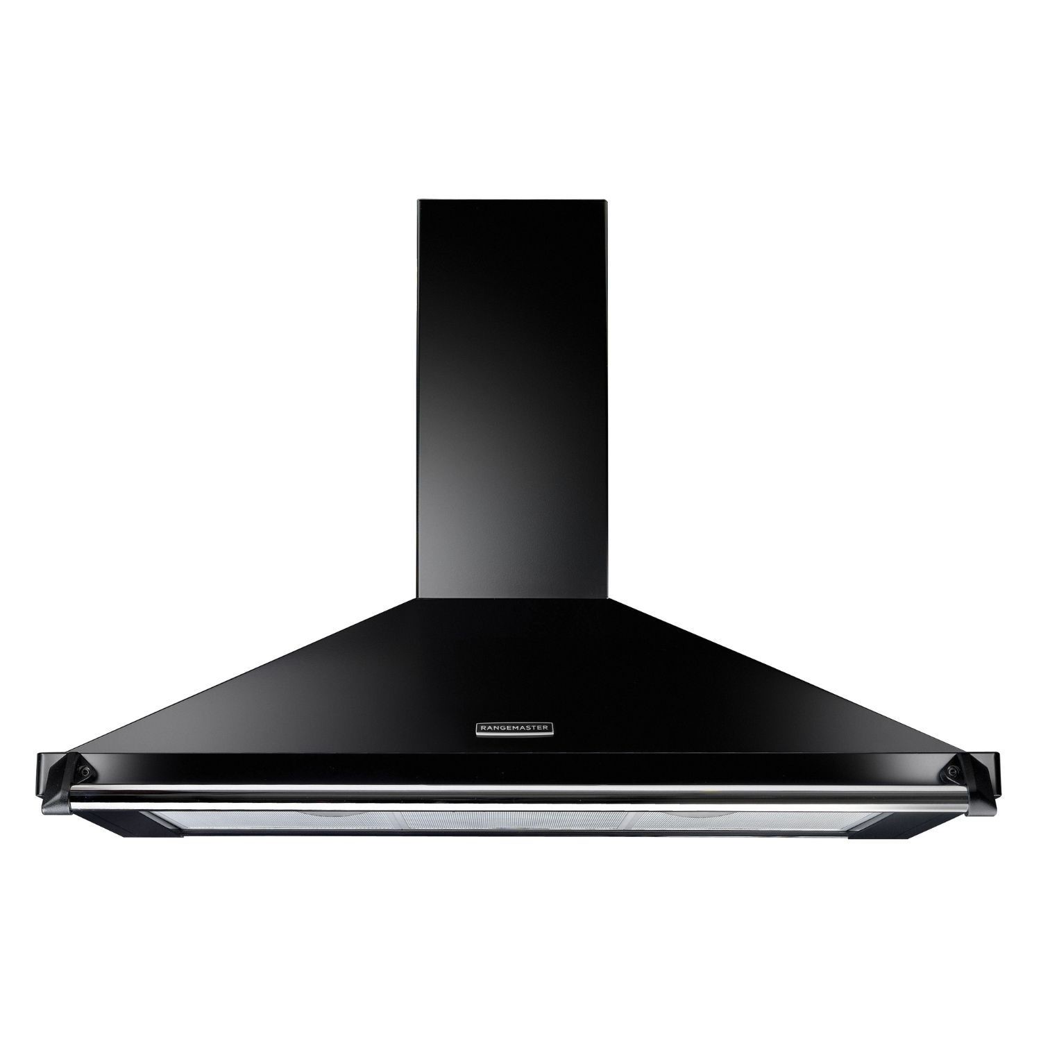 Rangemaster Classic 110Cm Chimney Cooker Hood  & Chrome RCLAHDC110BLC