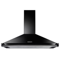 Rangemaster Classic 90cm Chimney Cooker Hood - Black & Chrome