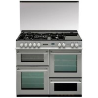 Leisure RCM10FRSP Cuisinemaster 100cm Dual Fuel Range Cooker - Silver