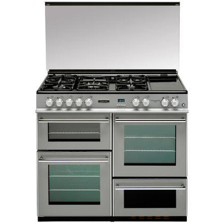 Leisure RCM10FRSP Cuisinemaster 100cm Dual Fuel Range Cooker - Silver