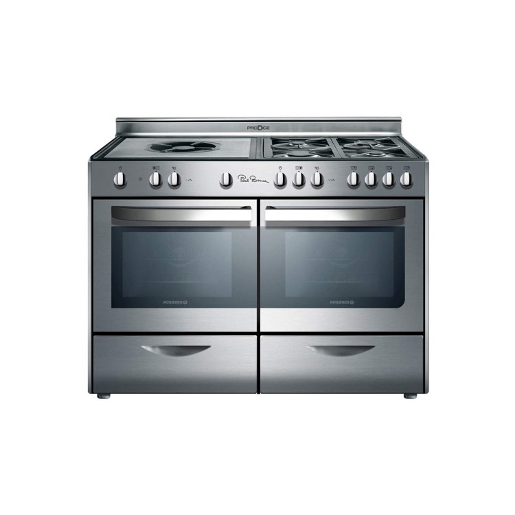 Rosieres RCP12IN Bocuse 120cm Dual Fuel Range Cooker - Stainless Steel