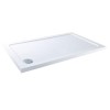 Claristone White Shower Tray &amp; Corner Waste - 1200 x 800mm