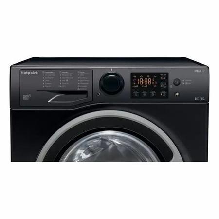 Hotpoint Futura 9kg Wash 6kg Dry 1400rpm Freestanding Washer Dryer - Black