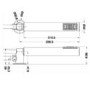 Round Outlet Elbow With Hose & Handset