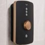 Triton Amala Metallic 9.5kW Black Electric Shower with Brushed Copper Push Button