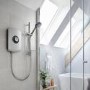 Triton Amore 9.5kW Brushed Steel Electric Shower