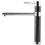 GRADE A1 - Taylor & Moore  Black and Chrome Single Lever Mixer Tap