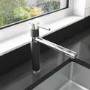 GRADE A1 - Taylor & Moore REGALBLACK Black and Chrome Single Lever Kitchen Mixer Tap