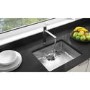 GRADE A1 - Taylor & Moore REGALBLACK Black and Chrome Single Lever Kitchen Mixer Tap
