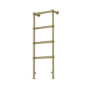 ONLY OPENED - Brass Vertical Traditional Towel Rail Radiator 1200 x 479mm - Regent