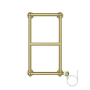 Brass Vertical Traditional Electric Towel Radiator 700 x 400mm - Regent
