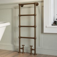 Bronze Vertical Traditional Towel Radiator 1200 x 479mm – Regent