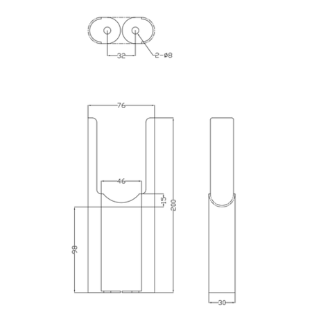 Reggio White Two Column Traditional Radiator Feet