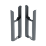 Reggio Anthracite Three Column Traditional Radiator Feet