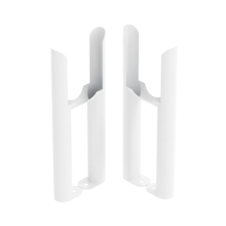 Reggio White Three Column Traditional Radiator Feet