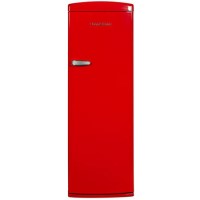 Nordmende RET341RAPLUS 60cm Wide Retro Freestanding Fridge - Red