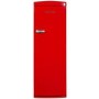 Nordmende RET341RAPLUS 60cm Wide Retro Freestanding Fridge - Red