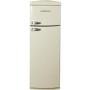NordMende RET347CAPLUS Freestanding Retro Top Mount Fridge Freezer Cream