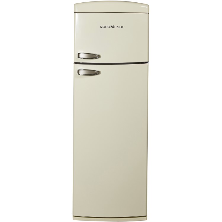 NordMende RET347CAPLUS Freestanding Retro Top Mount Fridge Freezer Cream