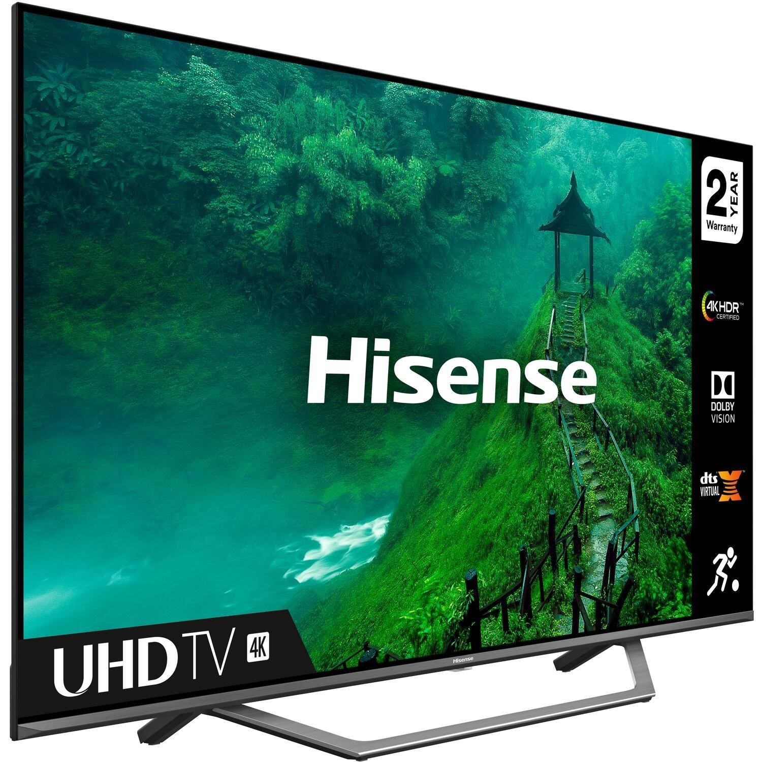 Hisense 55 Inch 4K Ultra HD HDR10 Smart LED TV with Dolby Vision and