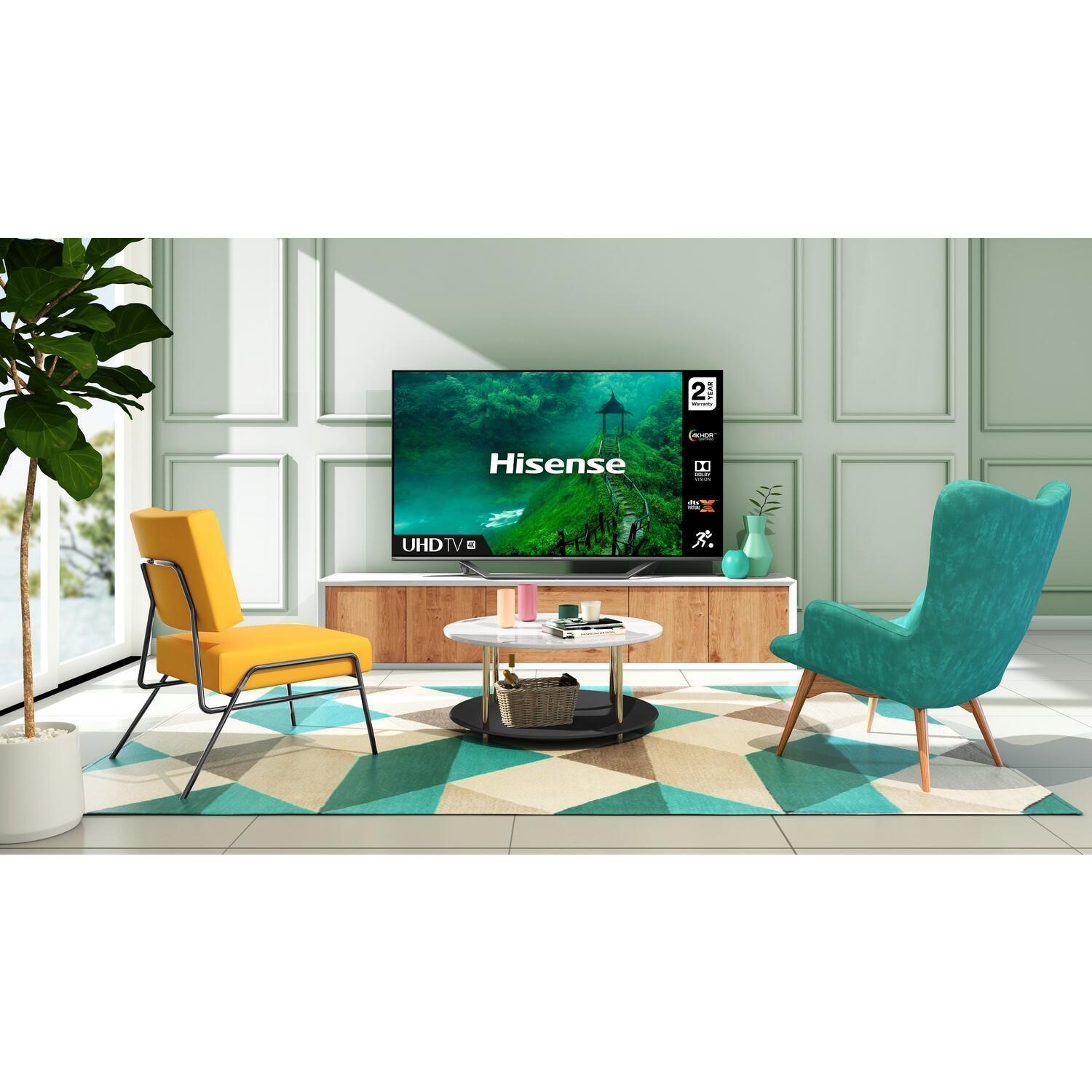 Hisense 55 Inch 4K Ultra HD HDR10 Smart LED TV with Dolby Vision and