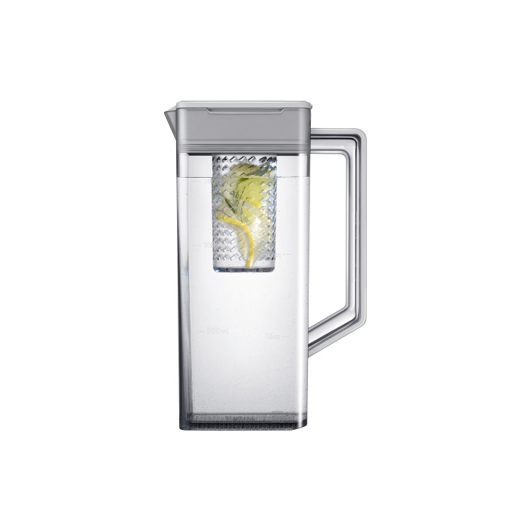 Refurbished Samsung RF23BB860EQNEU 641 Litre American Fridge Freezer With Beverage Centre Metal Navy