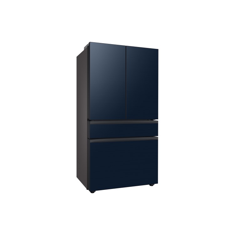 Refurbished Samsung RF23BB860EQNEU 641 Litre American Fridge Freezer With Beverage Centre Metal Navy