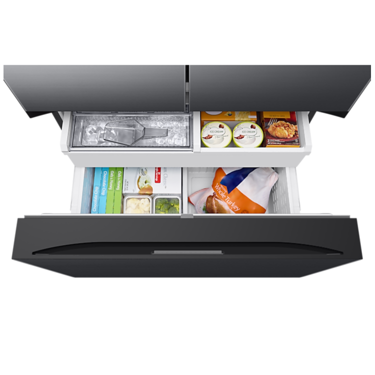 Samsung Bespoke 674 Litre French Style American Fridge Freezer - Black