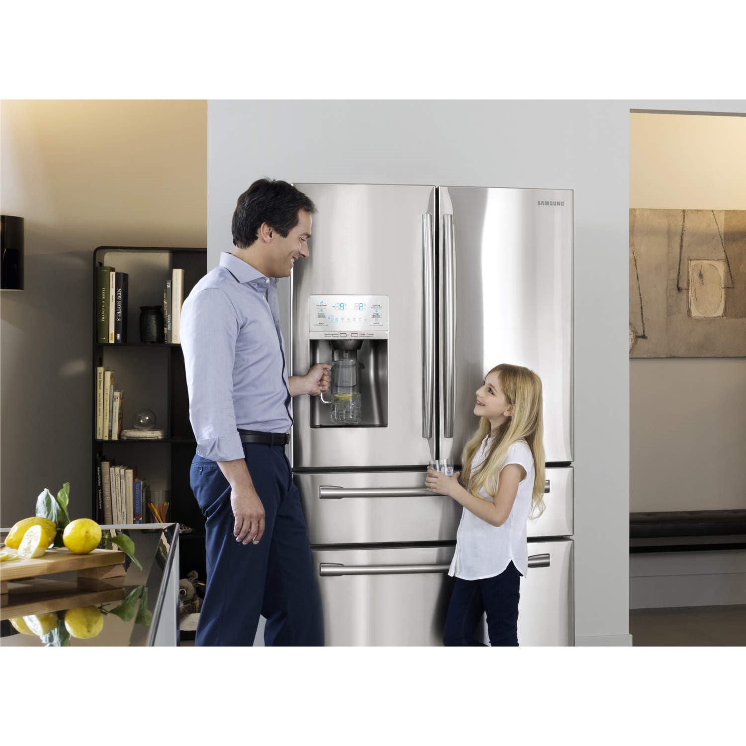 Fridge freezer with sparkling water dispenser deals