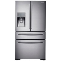 GRADE A3  - Samsung RF24HSESBSR Stainless Steel Four Door Fridge Freezer With Sparkling Water Dispen